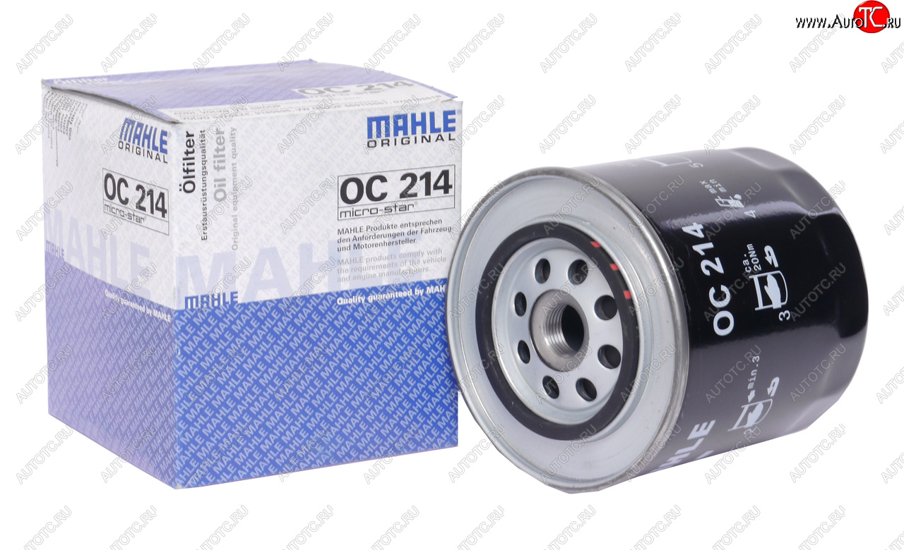 2 349 р. Фильтр масляный VW T4 (90-03) AUDI 100 (83-94) MAHLE MAHLE oc214  с доставкой в г. Воронеж