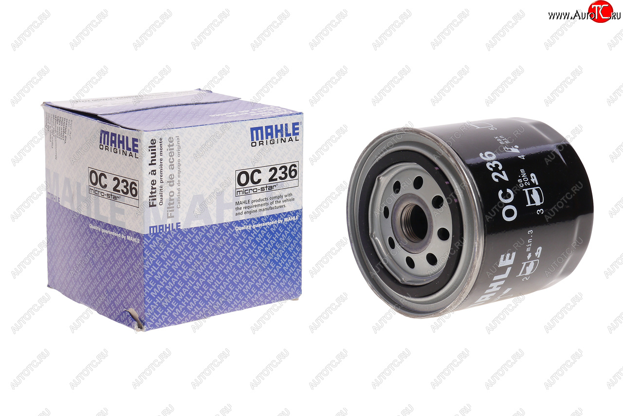 719 р. Фильтр масляный NISSAN CHRYSLER JEEP MAHLE MAHLE oc236  с доставкой в г. Воронеж