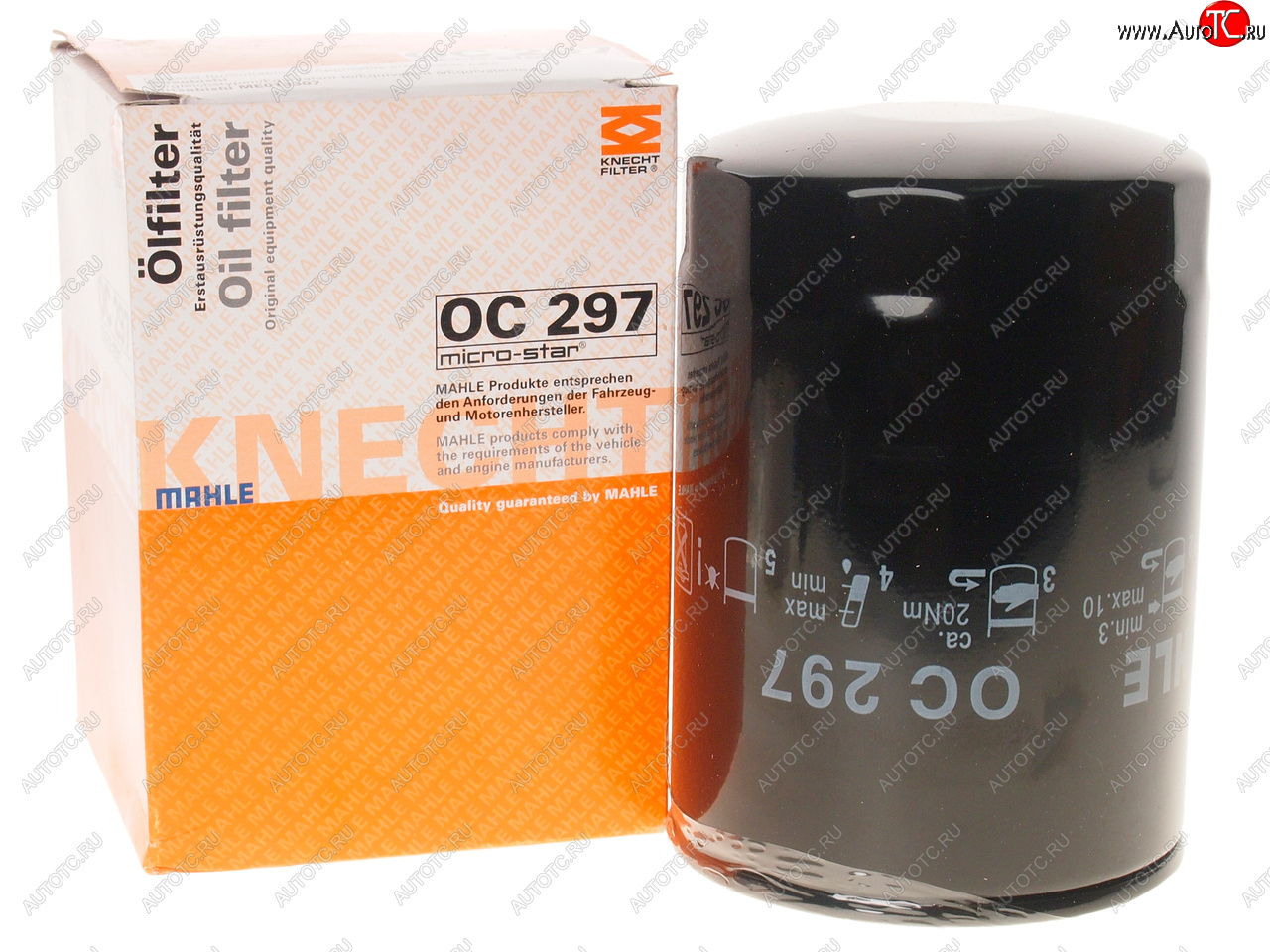 2 179 р. Фильтр масляный HYUNDAI HD65,72,78,County дв.D4ALDBDD MAHLE MAHLE oc297  с доставкой в г. Воронеж