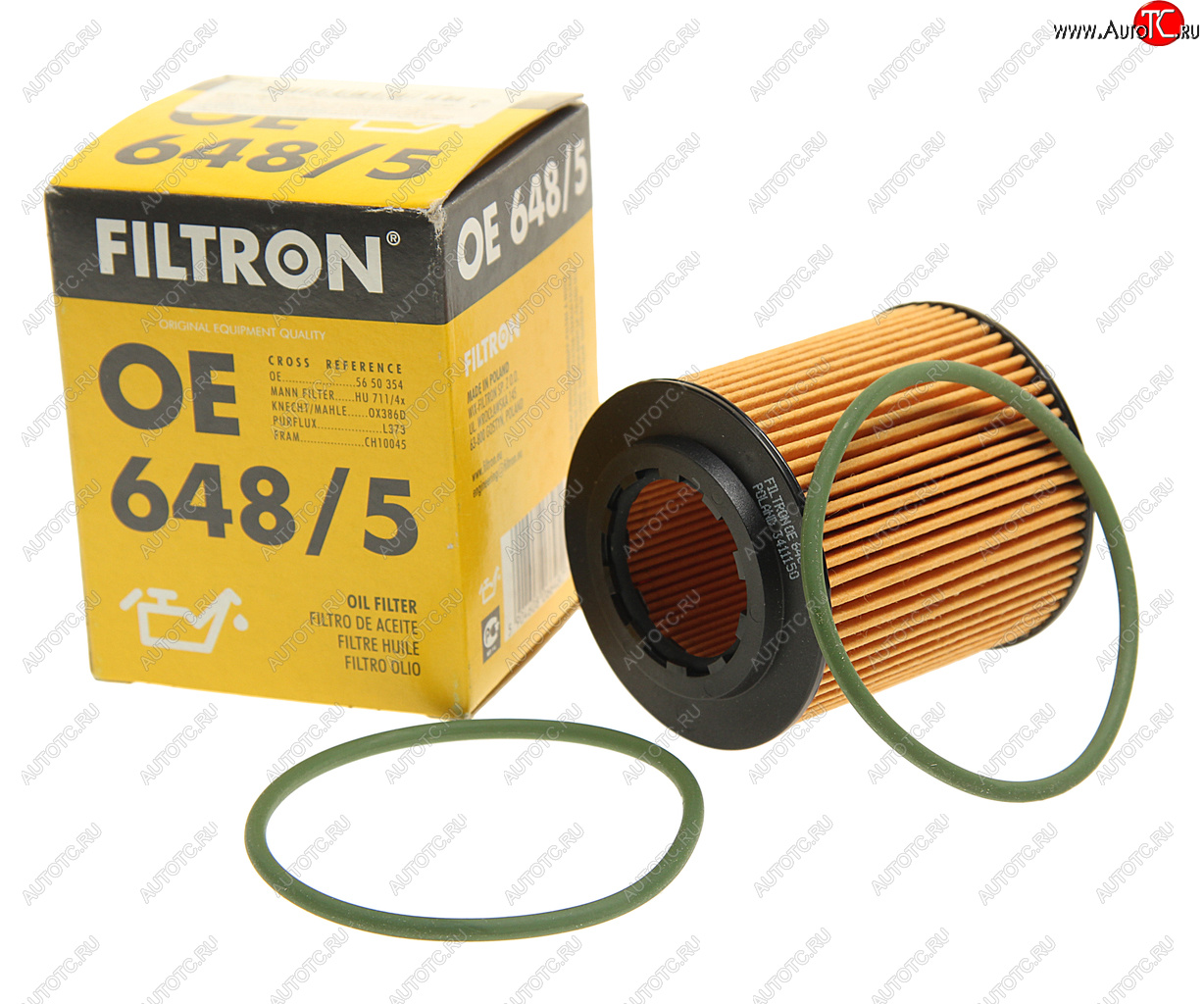 649 р. Фильтр масляный OPEL Astra H (04-) FILTRON FILTRON oe6485  с доставкой в г. Воронеж