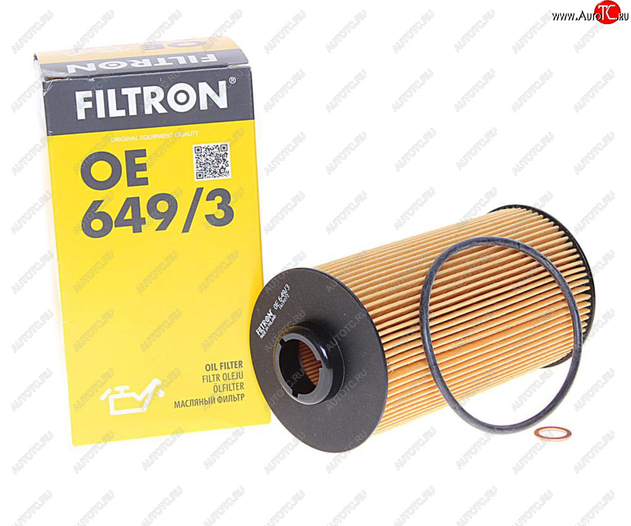 579 р. Фильтр масляный LAND ROVER Range Rover (02-05) (4.4) BMW 5 (E34,E39) (M60M62) FILTRON FILTRON oe6493  с доставкой в г. Воронеж