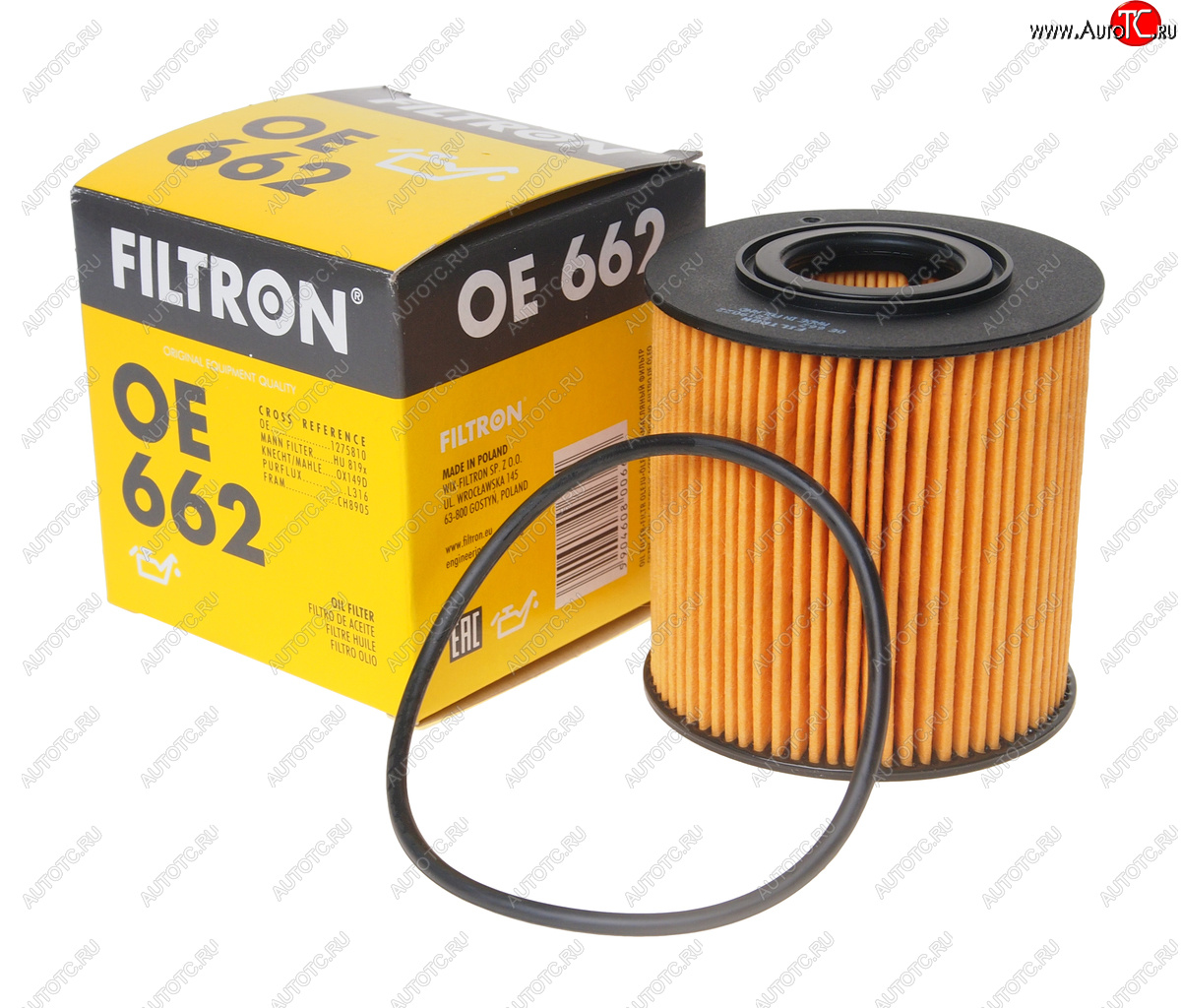439 р. Фильтр масляный VOLVO S60,S80,XC70 (00-),XC70 2 (07-),V70 2 (00-) FILTRON FILTRON oe662  с доставкой в г. Воронеж