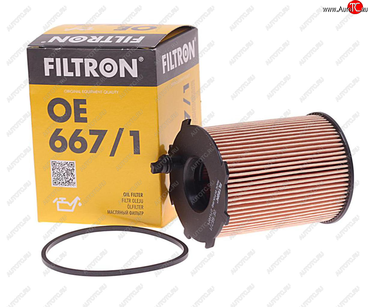 459 р. Фильтр масляный CITROEN Berlingo (05-),C3 (02-),C4 (04-),C5 (04-) FILTRON FILTRON oe6671  с доставкой в г. Воронеж