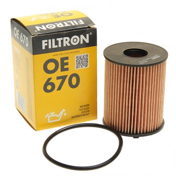 Фильтр масляный OPEL Astra H,Agila,Meriva,Corsa (03-) (D1.3 CDTI) FILTRON FILTRON oe670