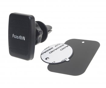 Держатель телефона на дефлектор магнитный FAISON FAISON oh-217 tough black