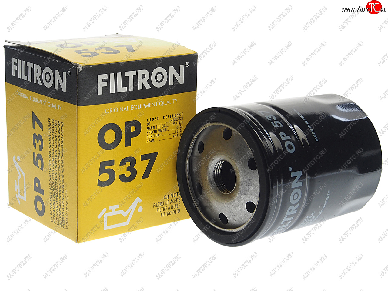 419 р. Фильтр масляный FIAT FILTRON FILTRON op537  с доставкой в г. Воронеж