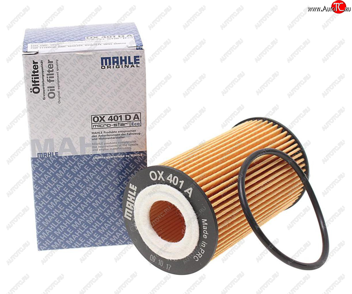 889 р. Фильтр масляный CHEVROLET Aveo (08-) OPEL Astra H,J (09-) (1.61.8) MAHLE MAHLE ox401da  с доставкой в г. Воронеж