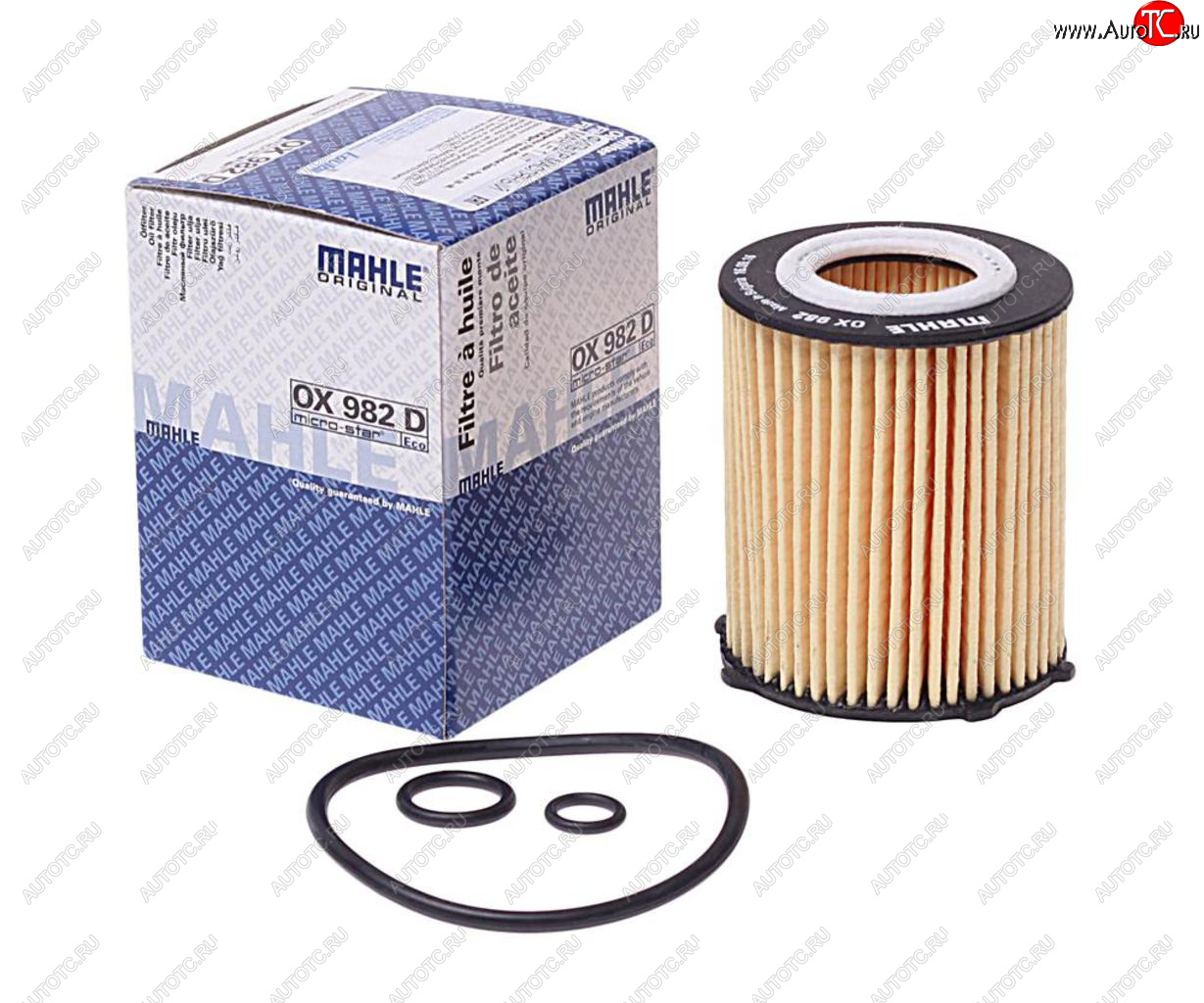1 059 р. Фильтр масляный MERCEDES A (W176),B (W246),C (W204),CLA (C117) (M270M274) MAHLE MAHLE ox982d  с доставкой в г. Воронеж