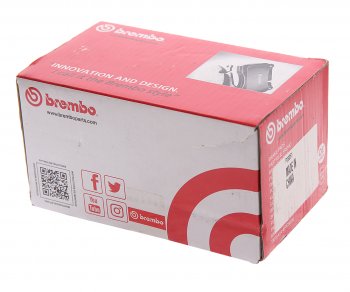 5 849 р. Колодки тормозные задние (4шт.) BREMBO BMW 5 серия F10 седан дорестайлинг (2009-2013)  с доставкой в г. Воронеж. Увеличить фотографию 3