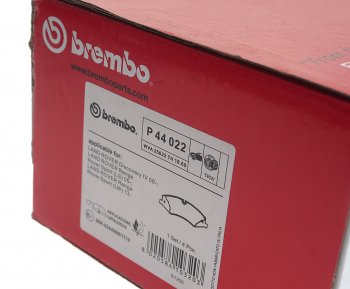 7 499 р. Колодки тормозные передние (4шт.) BREMBO  Land Rover Discovery ( 1 LJ,  2 L318,  3 L319,  4 L319,  5 L462) - Range Rover Sport ( 1 L320,  2 L494)  с доставкой в г. Воронеж. Увеличить фотографию 3