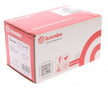 4 999 р. Колодки тормозные задние (4шт.) BREMBO Mercedes-Benz A class W176 дорестайлинг, хэтчбэк 5 дв. (2012-2015)  с доставкой в г. Воронеж. Увеличить фотографию 3
