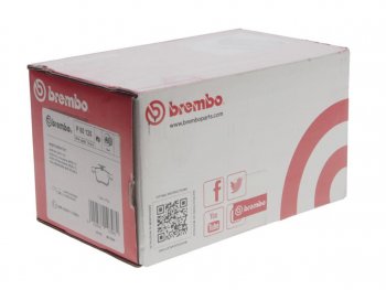 2 999 р. Колодки тормозные задние (4шт.) BREMBO Volkswagen Golf 7 дорестайлинг, хэтчбэк 5 дв. (2012-2017)  с доставкой в г. Воронеж. Увеличить фотографию 3