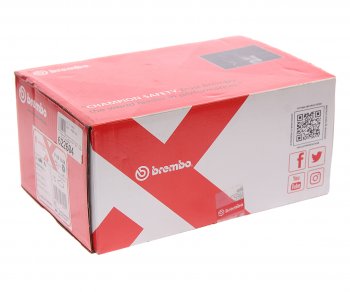 16 349 р. Колодки тормозные передние с датчиком (4шт.) BREMBO Volkswagen Passat B7 седан (2010-2015)  с доставкой в г. Воронеж. Увеличить фотографию 3