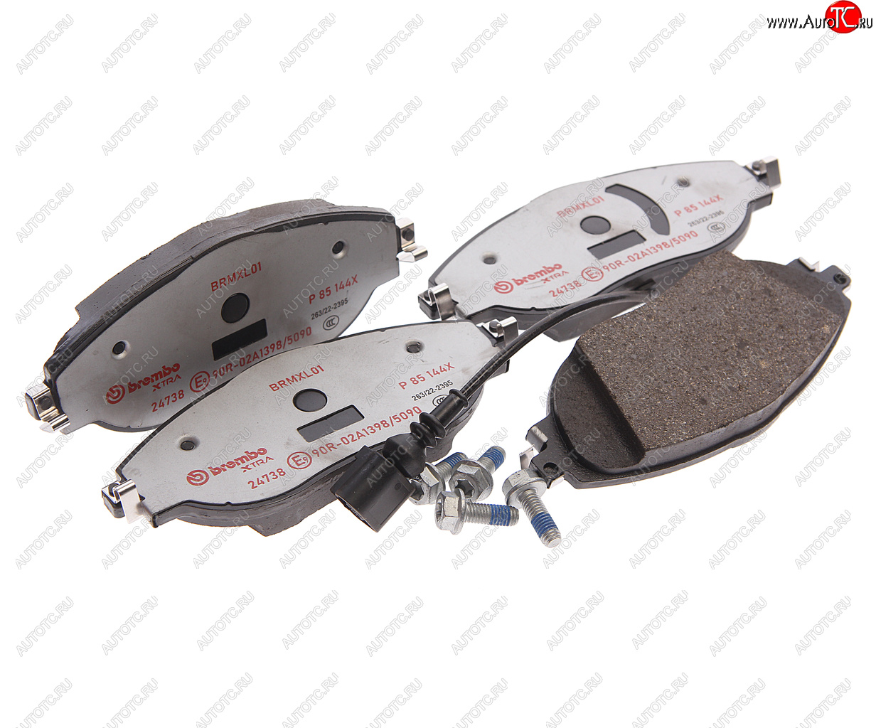 16 349 р. Колодки тормозные передние с датчиком (4шт.) BREMBO Volkswagen Passat B7 седан (2010-2015)  с доставкой в г. Воронеж
