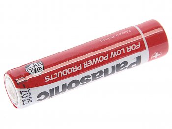 61 р. Батарейка AAA R03 1.5V блистер 4шт. (цена за 1шт.) Extra Heavy Duty PANASONIC PANASONIC pan-r03(4)бл  с доставкой в г. Воронеж. Увеличить фотографию 2