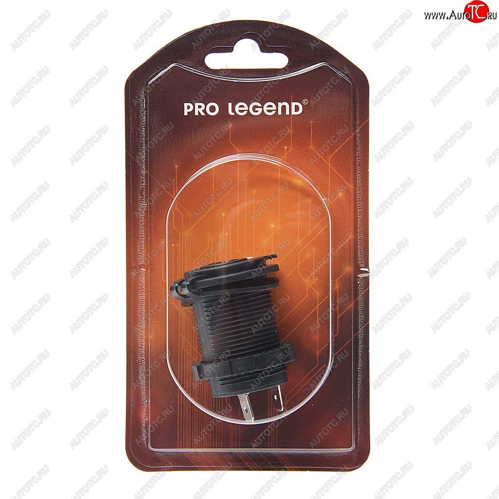 439 р. Гнездо прикуривателя 12V-24V синяя подсветка PRO LEGEND PRO LEGEND pl9376 PRO LEGEND pl9376  с доставкой в г. Воронеж