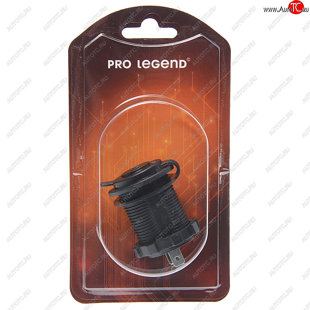 439 р. Гнездо прикуривателя 12V-24V зеленая подсветка PRO LEGEND PRO LEGEND pl9377  с доставкой в г. Воронеж