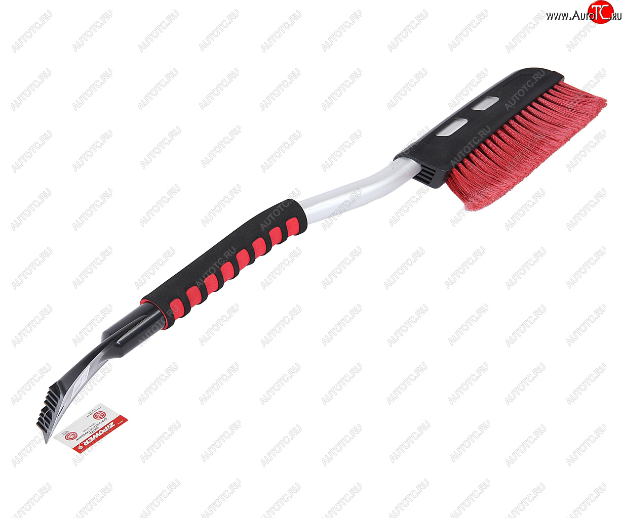 1 139 р. Щетка со скребком 67см черно-красная ZIPOWER ZIPOWER pm2142  с доставкой в г. Воронеж