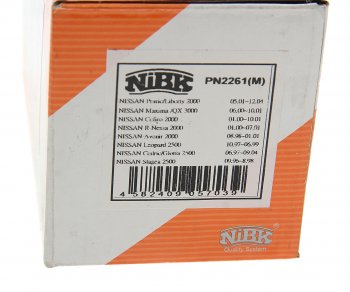 3 199 р. Колодки тормозные передние (4шт.) NIBK Nissan Maxima A33 дорестайлинг (2000-2003)  с доставкой в г. Воронеж. Увеличить фотографию 4