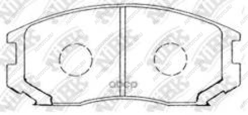 2 259 р. Колодки тормозные передние (4шт.) NIBK  Mitsubishi Colt ( CA0 хэтчбэк 3 дв.,  CJ0 хэтчбэк 3 дв.,  Z20, Z30 хэтчбэк 3 дв.,  Z30) - Lancer ( 7,  8,  9 CS,  10 CY)  с доставкой в г. Воронеж