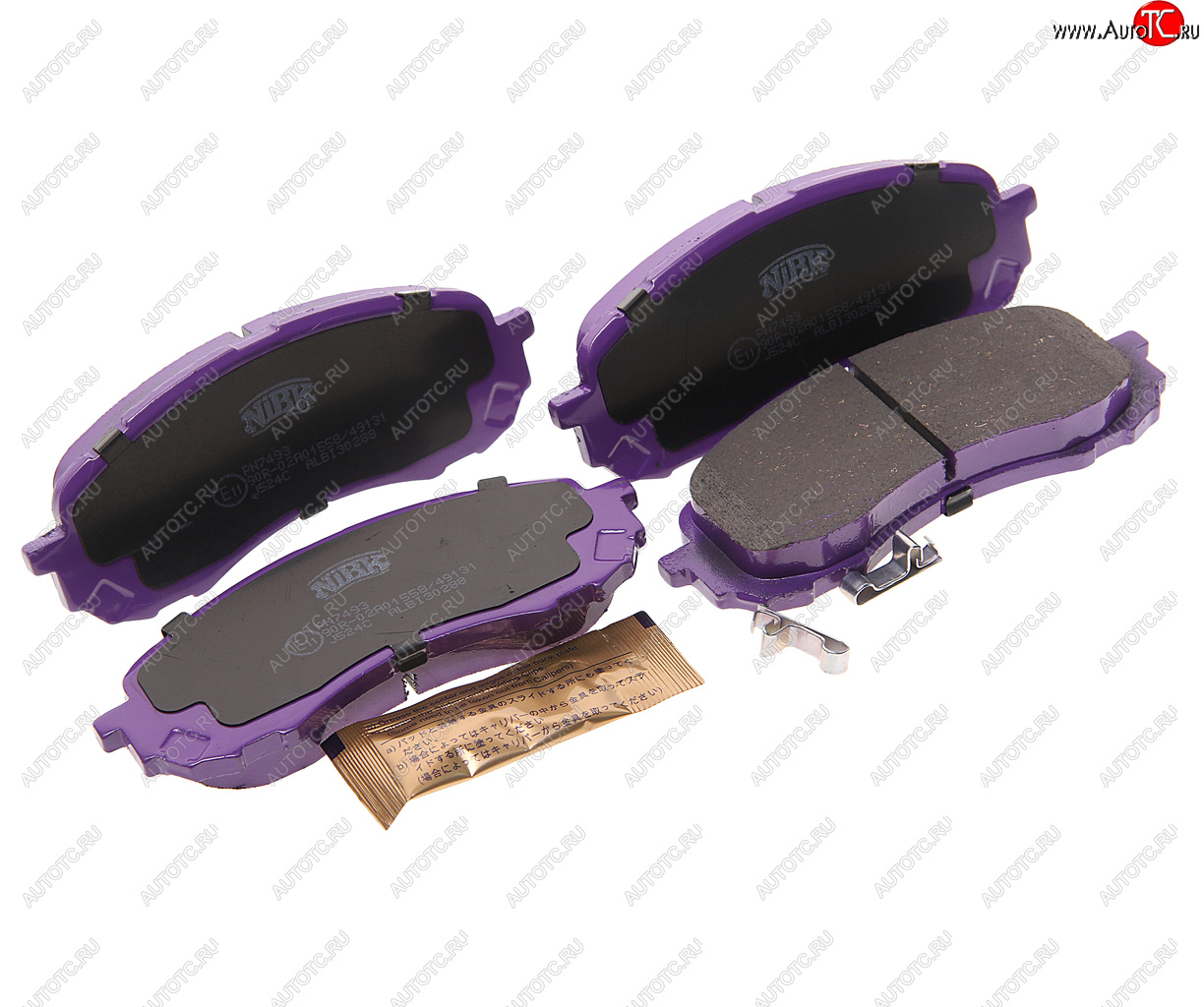 2 899 р. Колодки тормозные задние (4шт.) NIBK Subaru Impreza GD седан дорестайлинг (2000-2002)  с доставкой в г. Воронеж