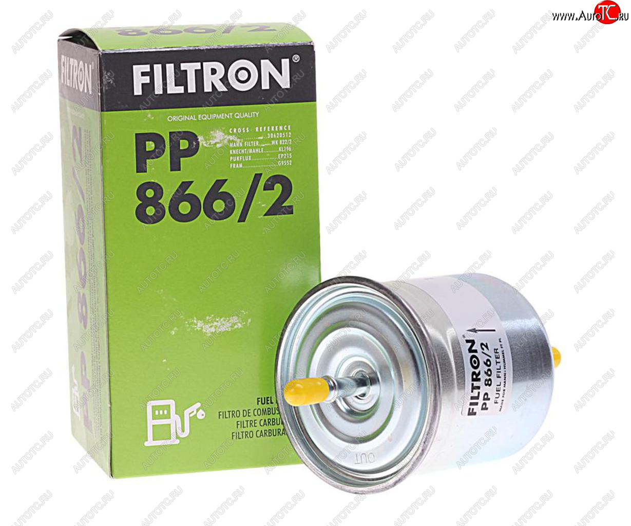 1 589 р. Фильтр топливный VOLVO S40 (98-04),S60 (00-09),V40,V70,XC90 FILTRON FILTRON pp8662  с доставкой в г. Воронеж