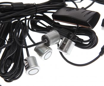 1 369 р. Датчик парковки d=19мм AUTOEXPERT AUTOEXPERT ps-4l profi silver  с доставкой в г. Воронеж. Увеличить фотографию 2