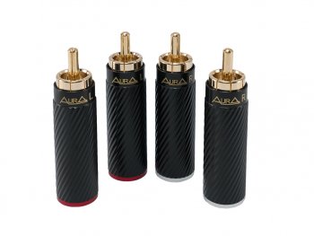 1 099 р. Штекер RCA комплект 4шт. AURA AURA rca-p616  с доставкой в г. Воронеж. Увеличить фотографию 3