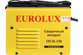 4 999 р. Аппарат сварочный 5.5кВт 10-190А d=2.0-5.0 220В инвертор Eurolux РЕСАНТА РЕСАНТА ресанта iwm-190  с доставкой в г. Воронеж. Увеличить фотографию 6