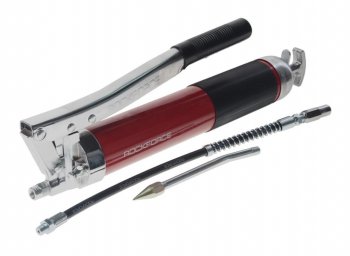 Шприц смазочный ручной 800мл с жестким и гибким наконечниками ROCKFORCE ROCKFORCE rf-07043