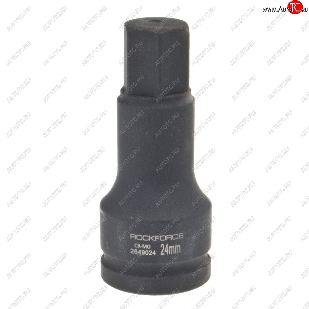 969 р. Головка торцевая 34 24мм ударная удлиненная L=100мм ROCKFORCE ROCKFORCE rf-2649024  с доставкой в г. Воронеж