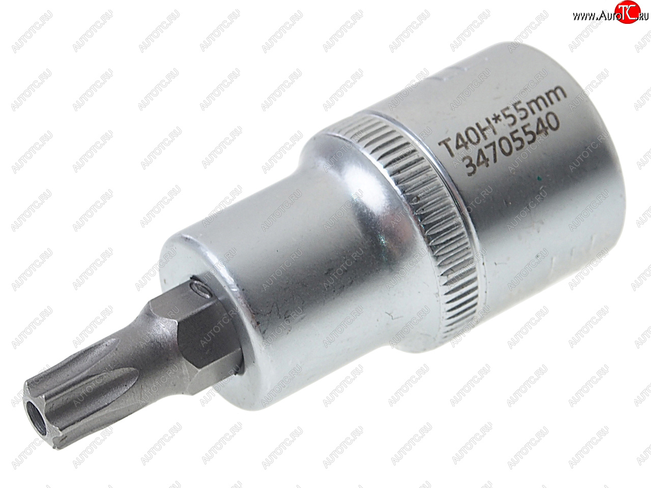 181 р. Бита-головка 12 TORX T40х55мм с отверстием ROCKFORCE ROCKFORCE rf-34705540  с доставкой в г. Воронеж