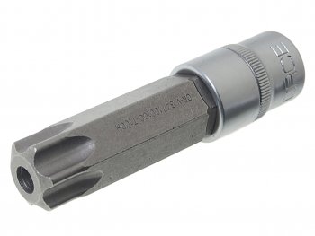 Бита-головка 12 TORX T100х100мм с отверстием ROCKFORCE ROCKFORCE rf-347100100