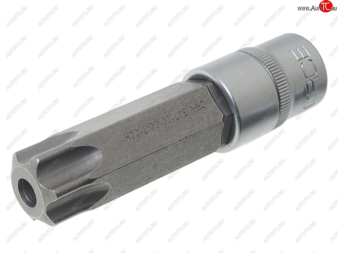 559 р. Бита-головка 12 TORX T100х100мм с отверстием ROCKFORCE ROCKFORCE rf-347100100  с доставкой в г. Воронеж