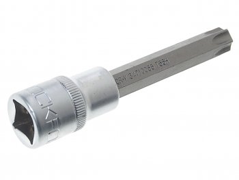 227 р. Бита-головка 12 TORX T55х100мм с отверстием ROCKFORCE ROCKFORCE rf-34710055  с доставкой в г. Воронеж. Увеличить фотографию 2