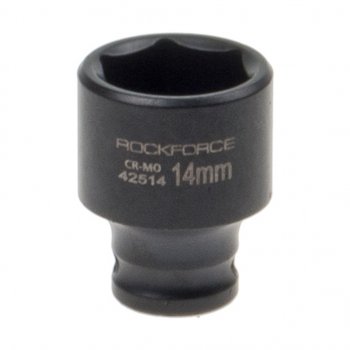 Головка торцевая 14 14мм ударная L=35мм ROCKFORCE ROCKFORCE rf-42514