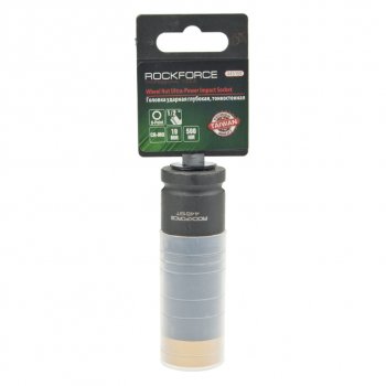 Головка торцевая 12 19мм ударная с моментом затяжки 115Нм ROCKFORCE ROCKFORCE rf-44519t