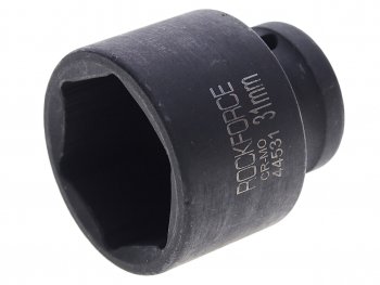 Головка торцевая 12 31мм ударная L=45мм ROCKFORCE ROCKFORCE rf-44531