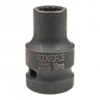 Головка торцевая 12 10мм 12-ти гранная ударная L=39мм ROCKFORCE ROCKFORCE rf-44810