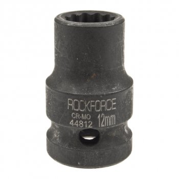 Головка торцевая 12 12мм 12-ти гранная ударная L=39мм ROCKFORCE ROCKFORCE rf-44812