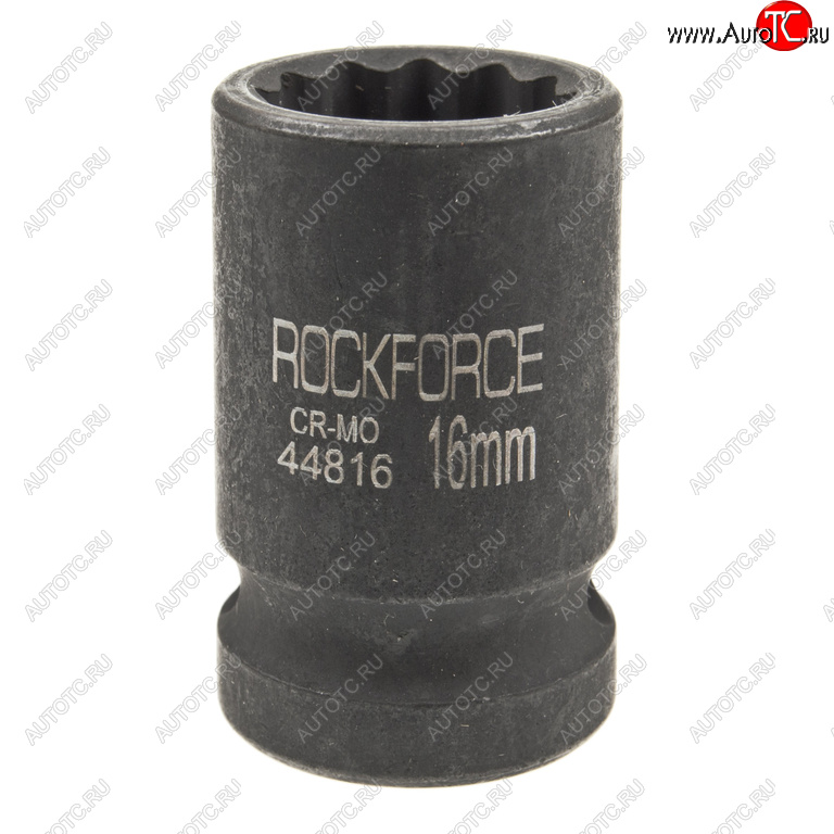 177 р. Головка торцевая 12 16мм 12-ти гранная ударная L=58мм ROCKFORCE ROCKFORCE rf-44816  с доставкой в г. Воронеж