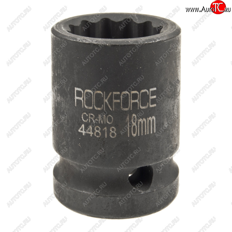 195 р. Головка торцевая 12 18мм 12-ти гранная ударная L=58мм ROCKFORCE ROCKFORCE rf-44818  с доставкой в г. Воронеж