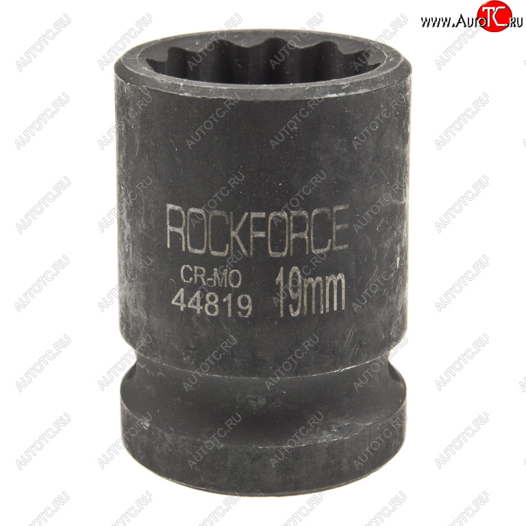 200 р. Головка торцевая 12 19мм 12-ти гранная ударная L=58мм ROCKFORCE ROCKFORCE rf-44819  с доставкой в г. Воронеж