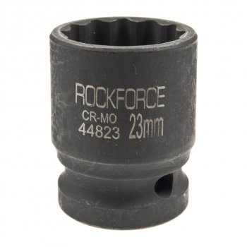 Головка торцевая 12 23мм 12-ти гранная ударная L=40мм ROCKFORCE ROCKFORCE rf-44823