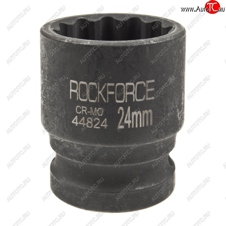 369 р. Головка торцевая 12 24мм 12-ти гранная ударная L=40мм ROCKFORCE ROCKFORCE rf-44824  с доставкой в г. Воронеж