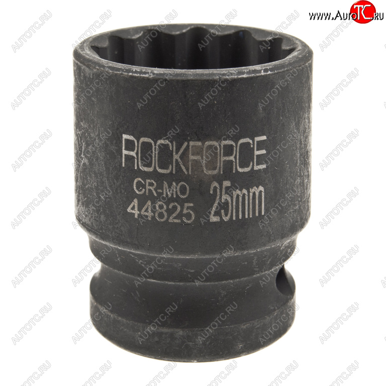 379 р. Головка торцевая 12 25мм 12-ти гранная ударная L=43мм ROCKFORCE ROCKFORCE rf-44825  с доставкой в г. Воронеж
