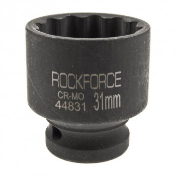 Головка торцевая 1/2 31мм 12-ти гранная ударная L=44мм ROCKFORCE ROCKFORCE rf-44831 ROCKFORCE rf-44831