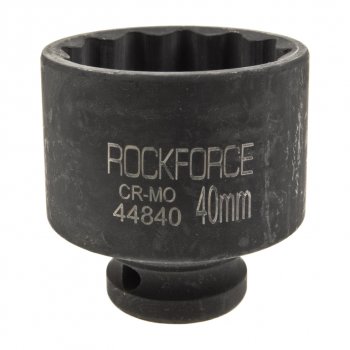 Головка торцевая 12 40мм 12-ти гранная ударная L=54мм ROCKFORCE ROCKFORCE rf-44840