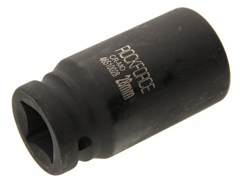 Головка торцевая 34 28мм ударная удлиненная L=90мм ROCKFORCE ROCKFORCE rf-46510028