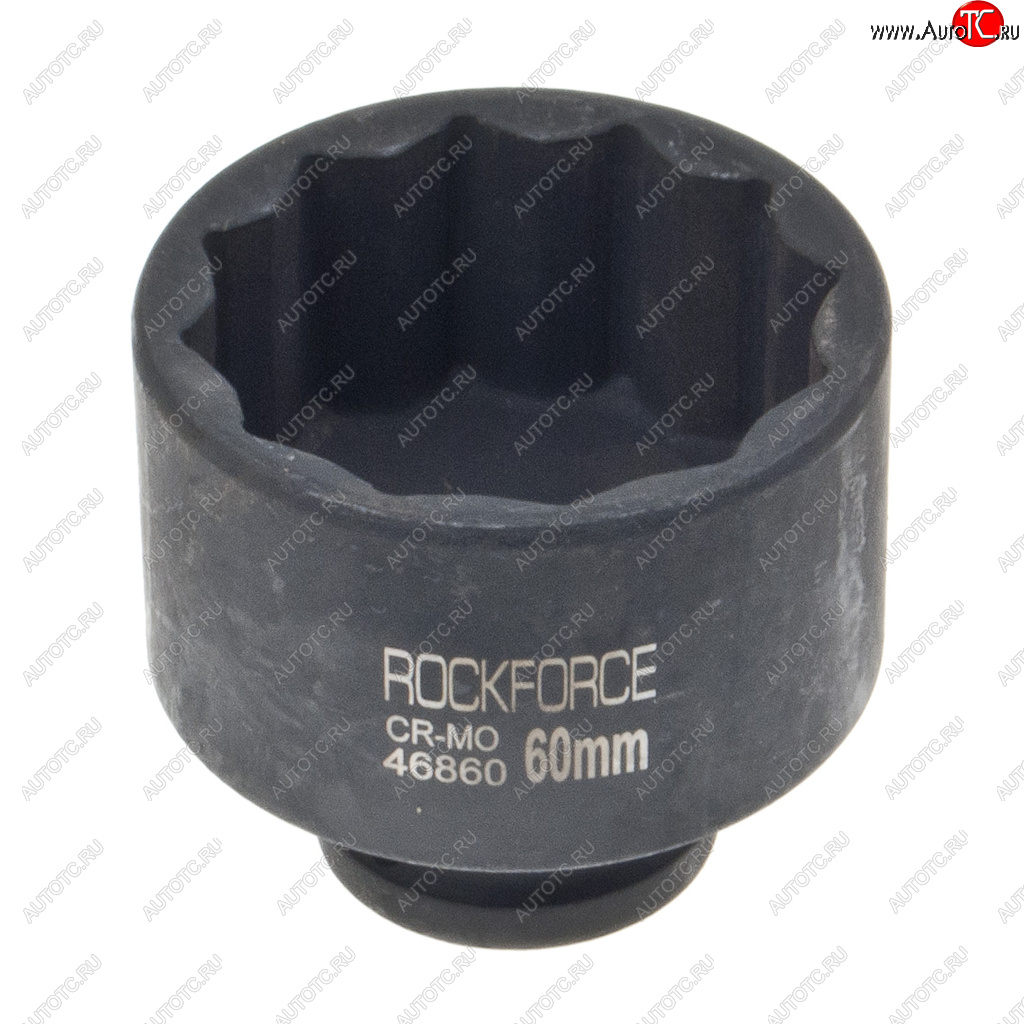 1 559 р. Головка торцевая 34 60мм 12-ти гранная ударная глубокая ROCKFORCE ROCKFORCE rf-46860  с доставкой в г. Воронеж